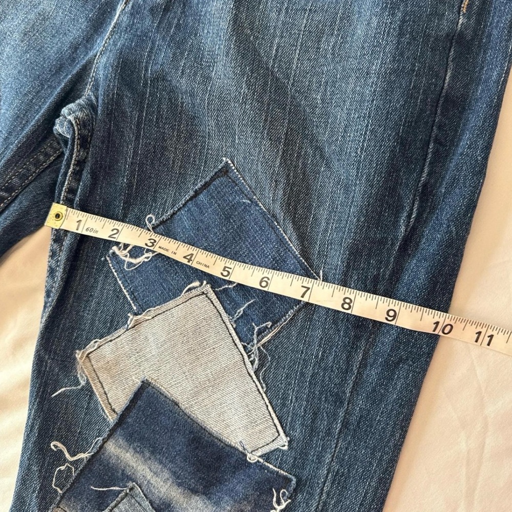 Patchwork Blue Jeans - image 4